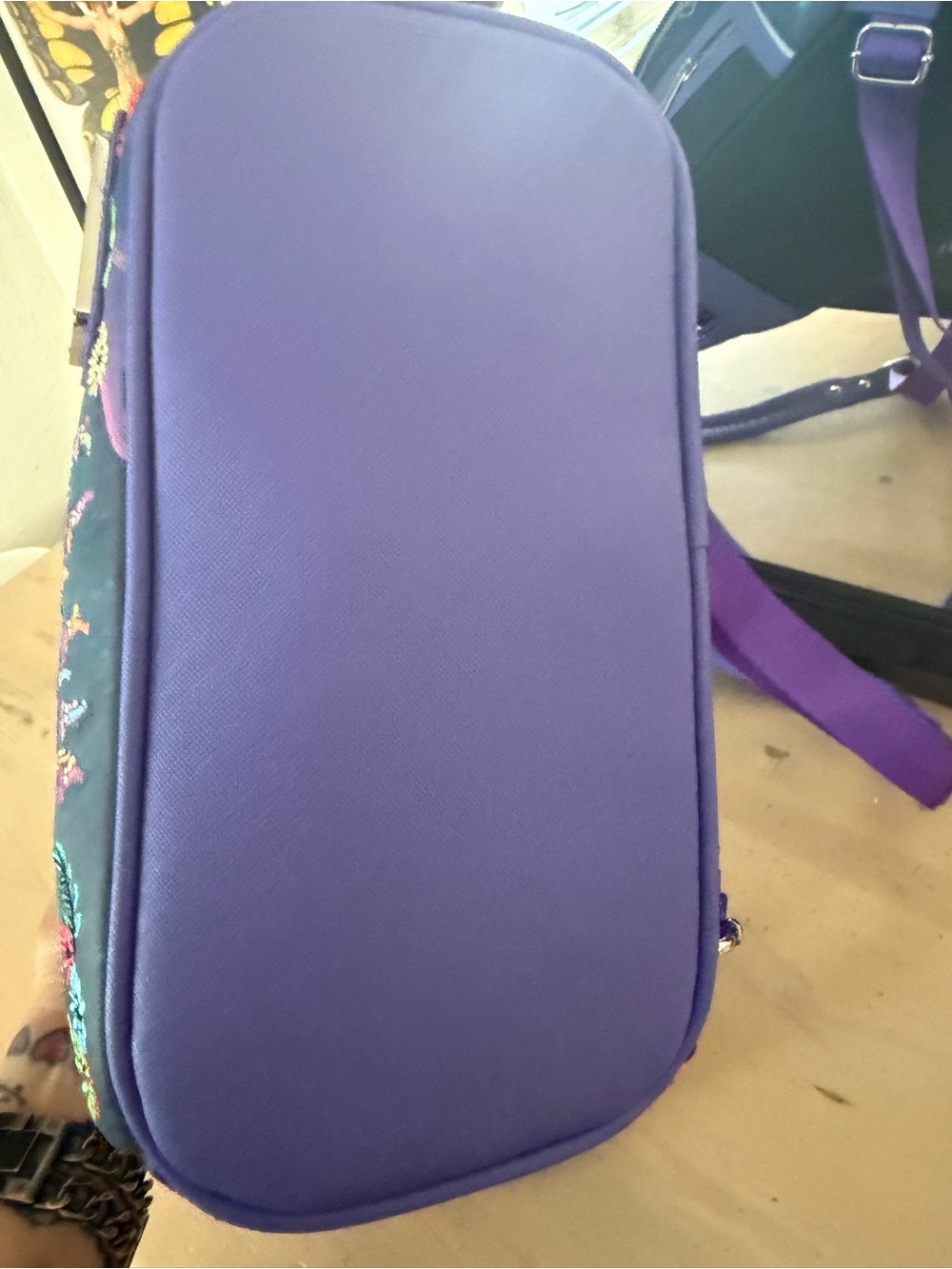 Disney Purple & Teal Alice in Wonderland with disappearing cheshire cat - Picture 4 of 8